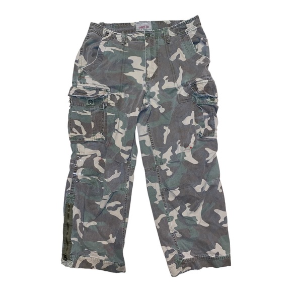 No Boundaries Pants No Boundaries Cargo Camo Pants With Leg Zippers